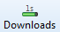 Wait until the installation file is completely downloaded. You can see progress in the top-right toolbar.