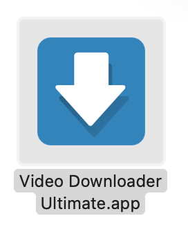 Video Downloader Ultimate icon in macOS Launchpad