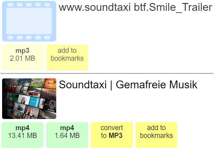 Convert and download videos as MP3